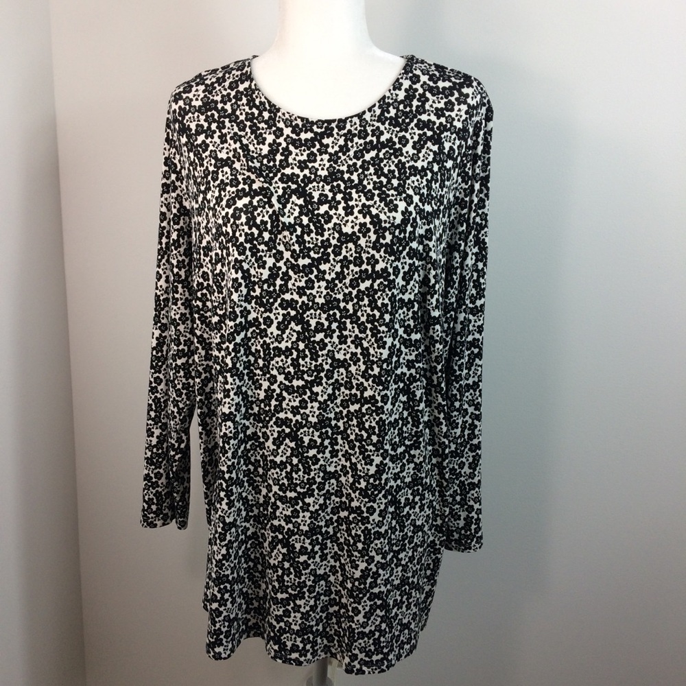 NWT J. Jill Wearever Collection Floral Tunic 2X - Picture 2 of 8